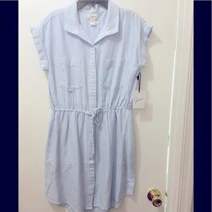 JAPNA brand button down collared dress for spring/summer